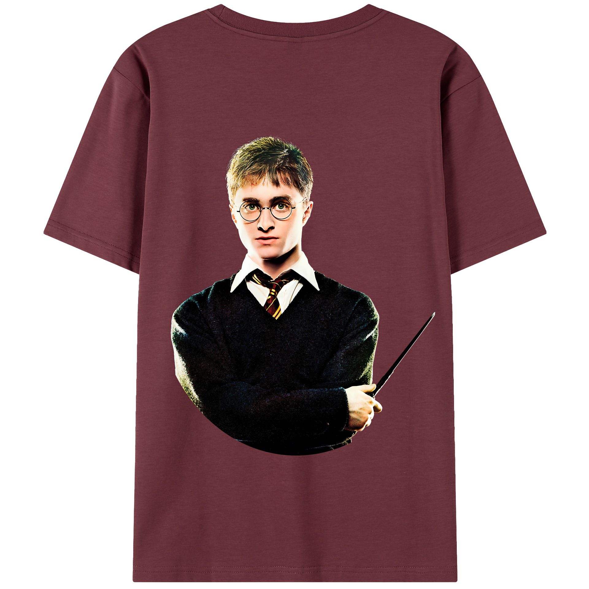 （画像用） Harry Potter ハリー・ポッターシリーズ 綿100％半袖Tシャツ（背面プリント）